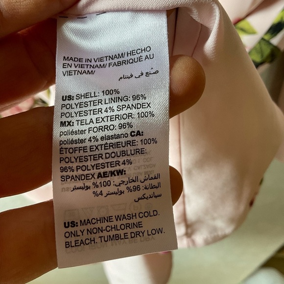 White House black market dress. Floral. Size 6. - Picture 5 of 9